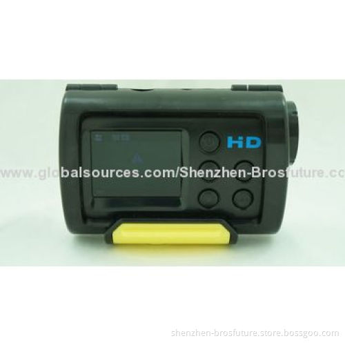 Full HD Underwater Action Camera with Screen, 1,920 x 1,080P Recording Resolution
